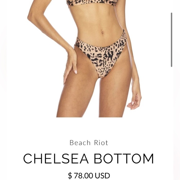 Beach Riot Tan and Black Leopard Print Bikini - Picture 4 of 10